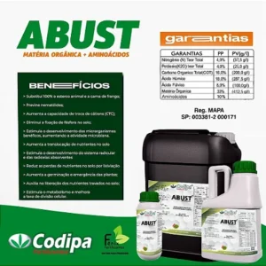 Leia mais sobre o artigo ABUST MATÉRIA ORGÂNICA 33% + 10% AMINOÁCIDOS